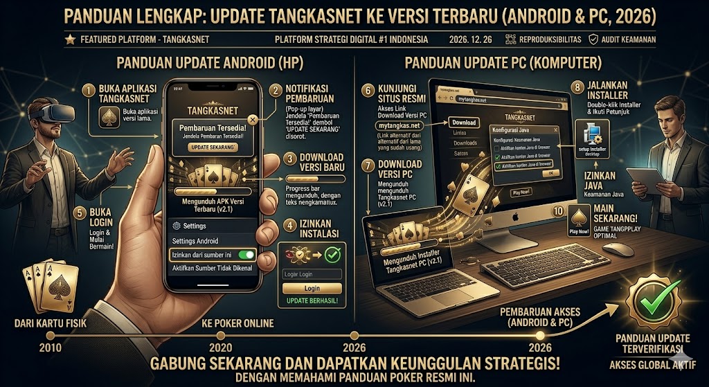 Cara Update Tangkasnet ke Versi Terbaru: Android & PC (2026)